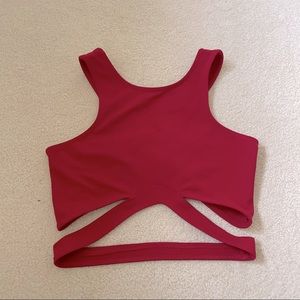 Tobi Red Crop Top size XS